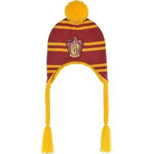 Harry Potter Gryffindor Stripes Knit Hat Winter Cap One Size Beanie